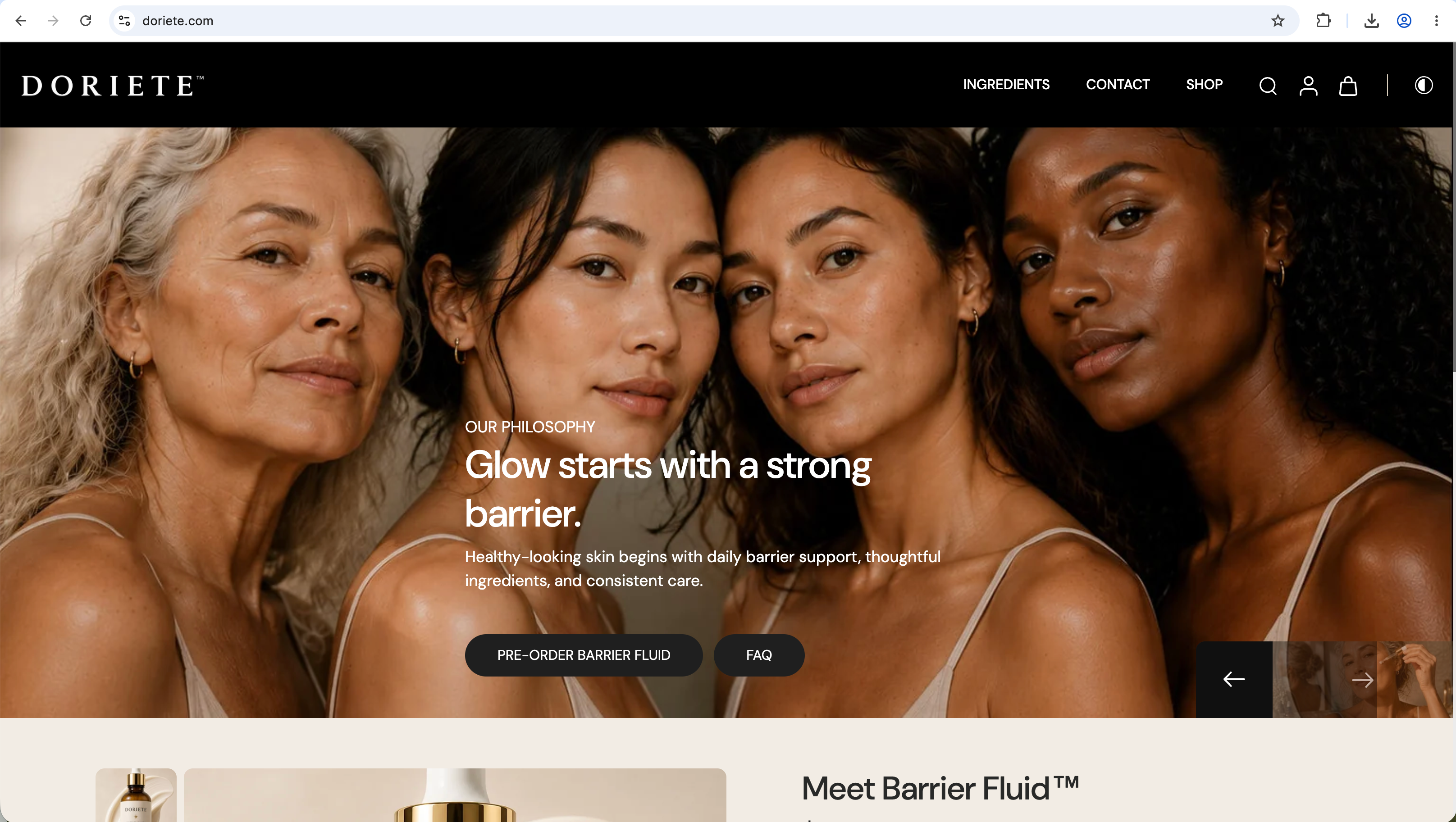 DORIETE HOMEPAGE